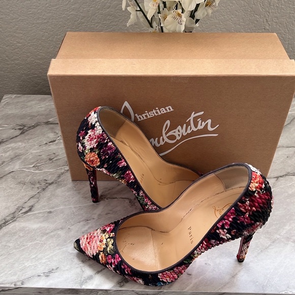 Christian Louboutin Pigalle Follies Multicolor Women's Heels - Picture 6 of 10